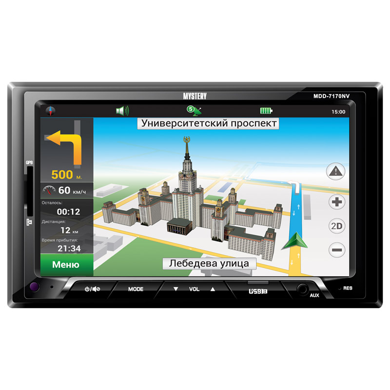   2DIN  CD-  GPS- Mystery MDD-7170NV